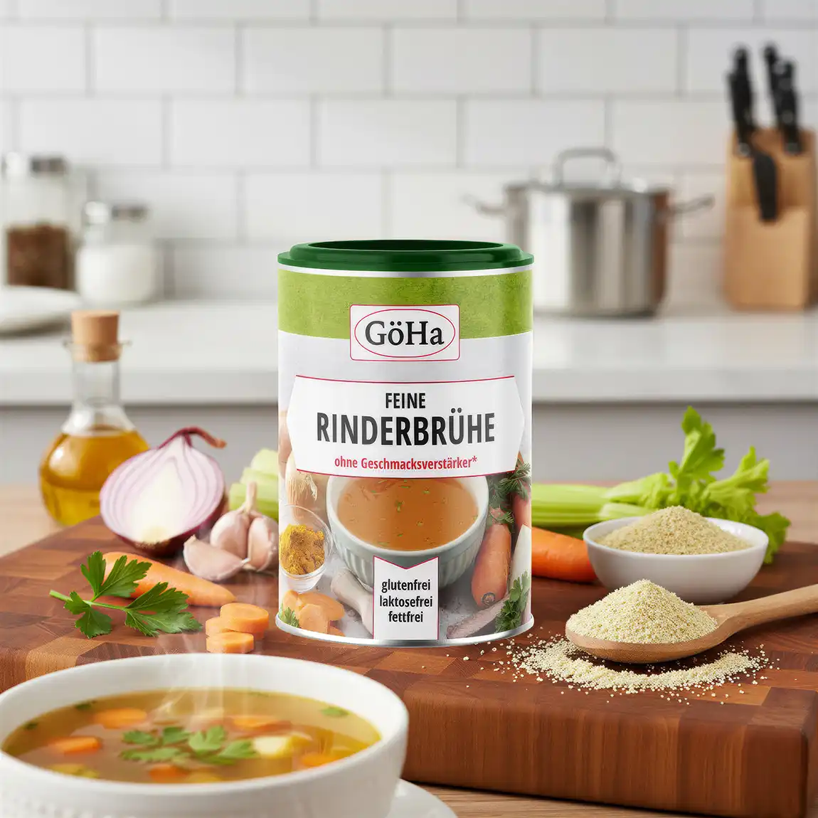 Rinderbrühe kaufen: feine Rindsbouillon glutenfrei – GöHa