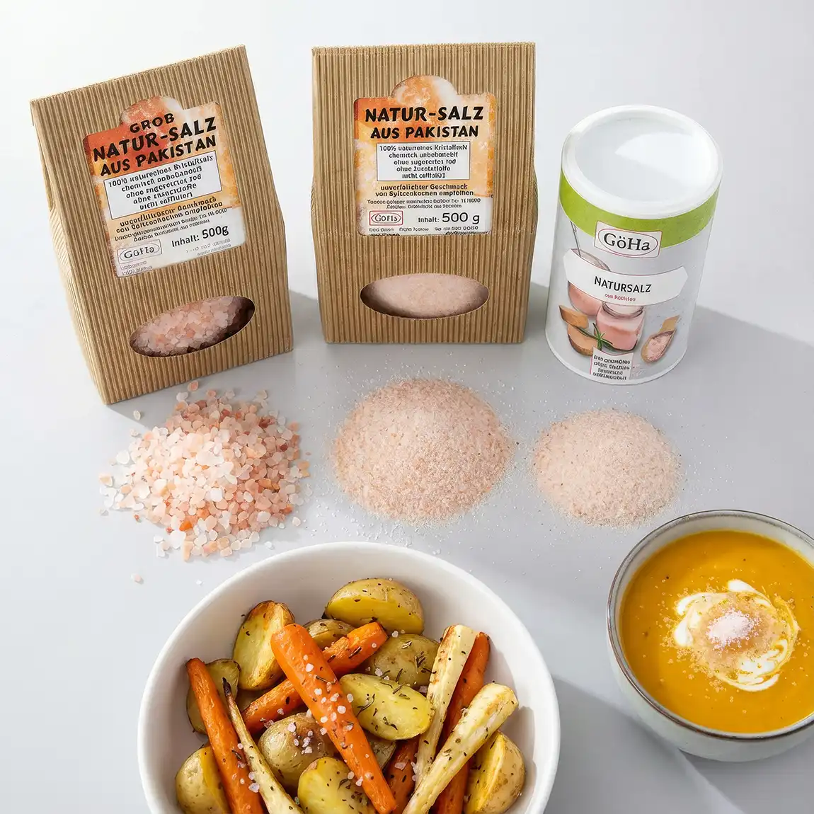 Himalaya Salz (fein und grob)
