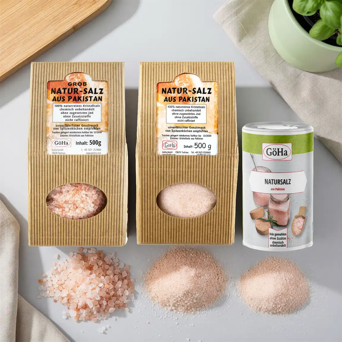 Himalaya Salz (fein und grob)