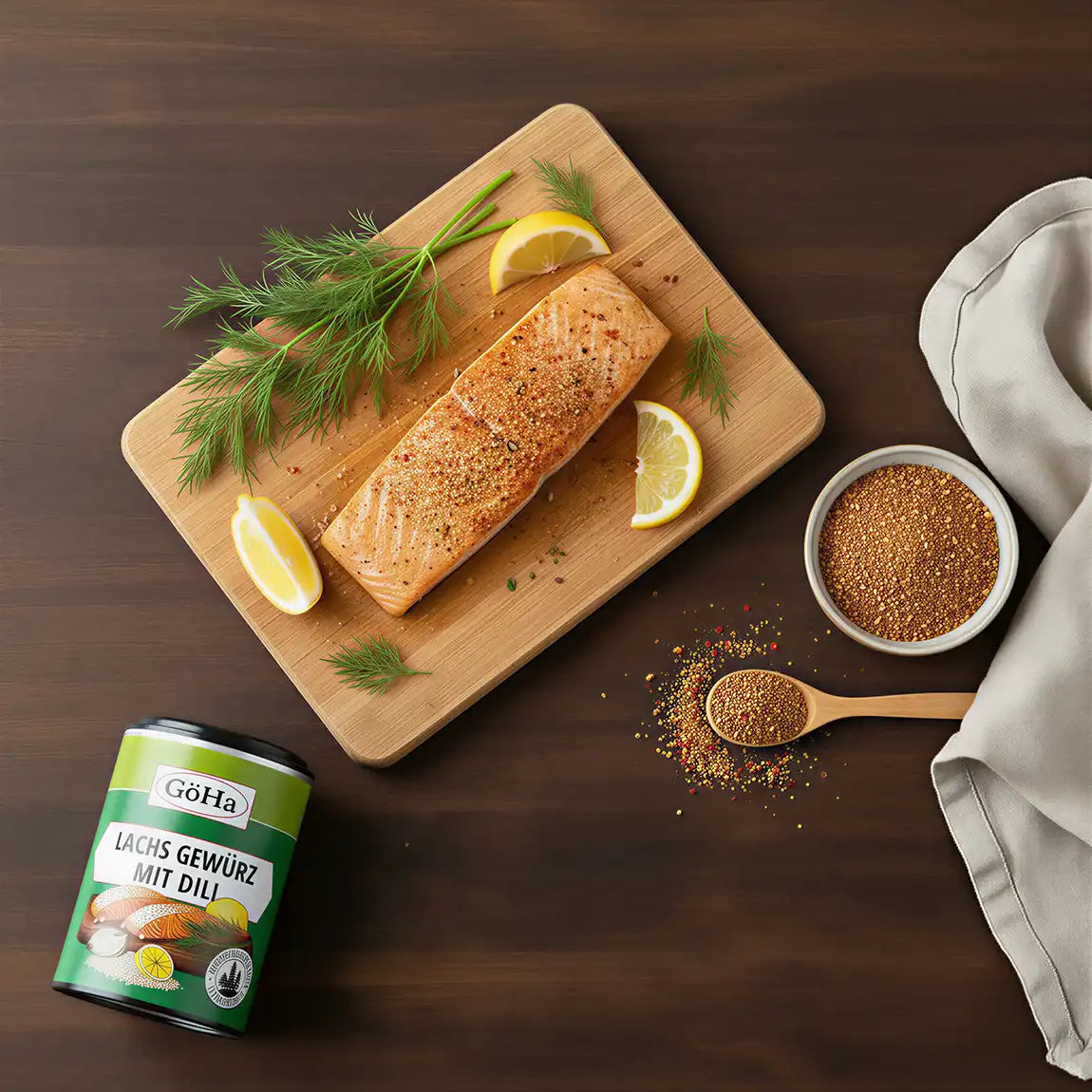 Lachs Gewürz mit Dill