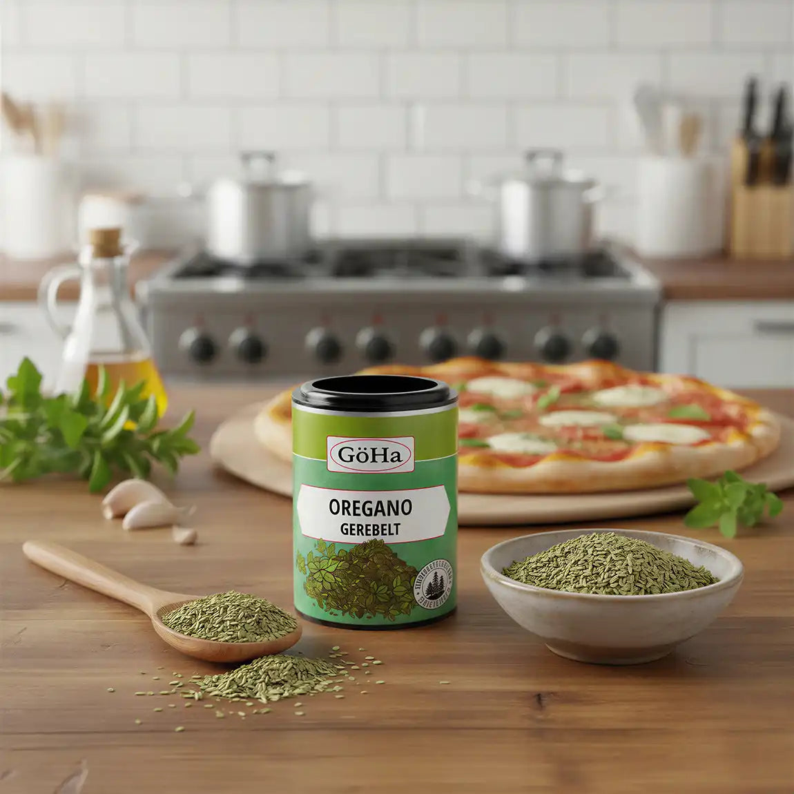 Oregano gerebelt