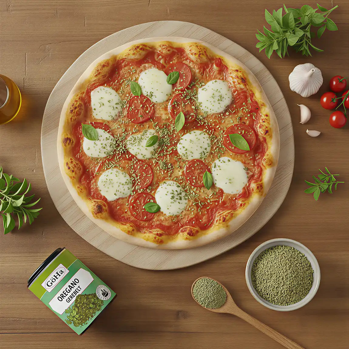 Oregano gerebelt