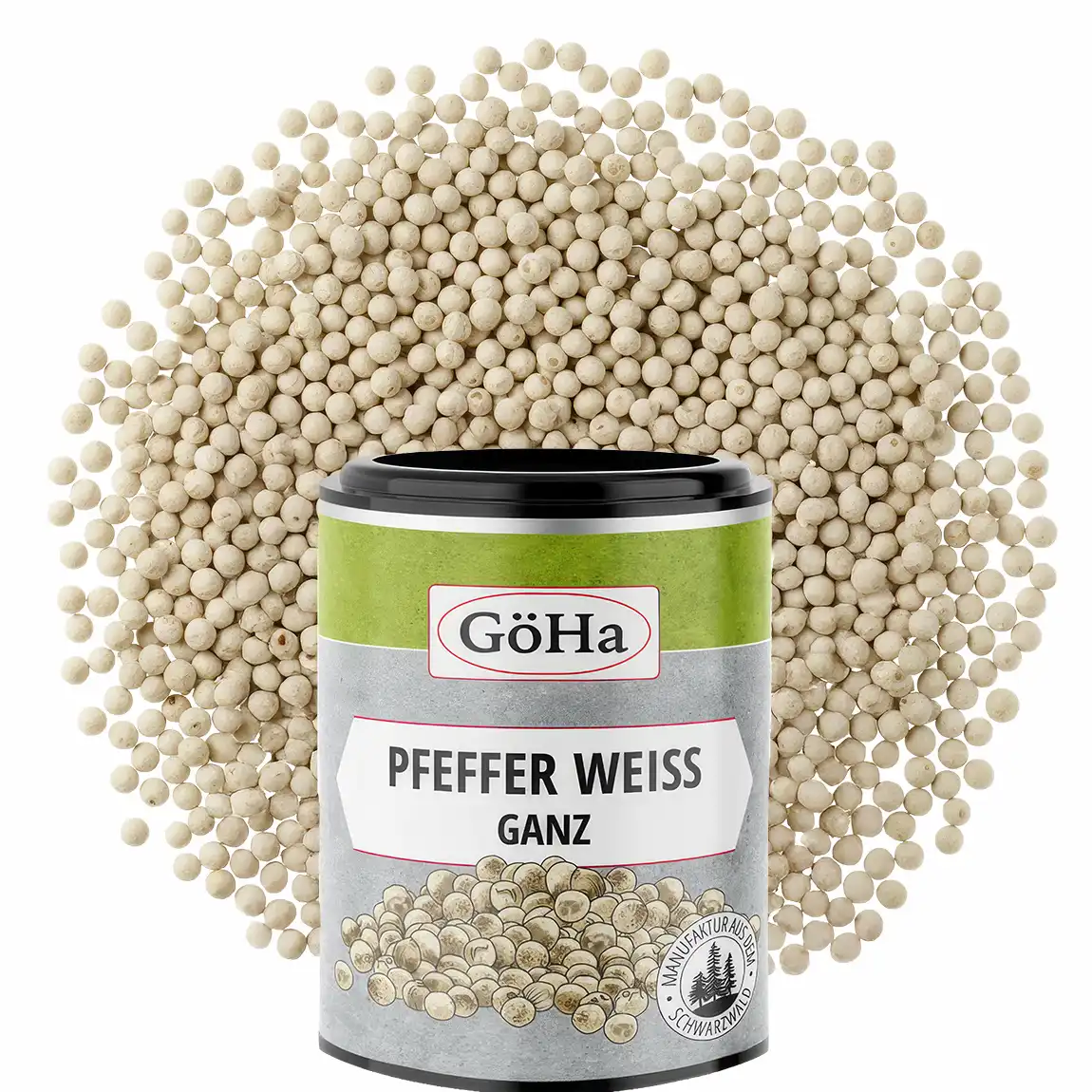 Pfeffer weiß ganz