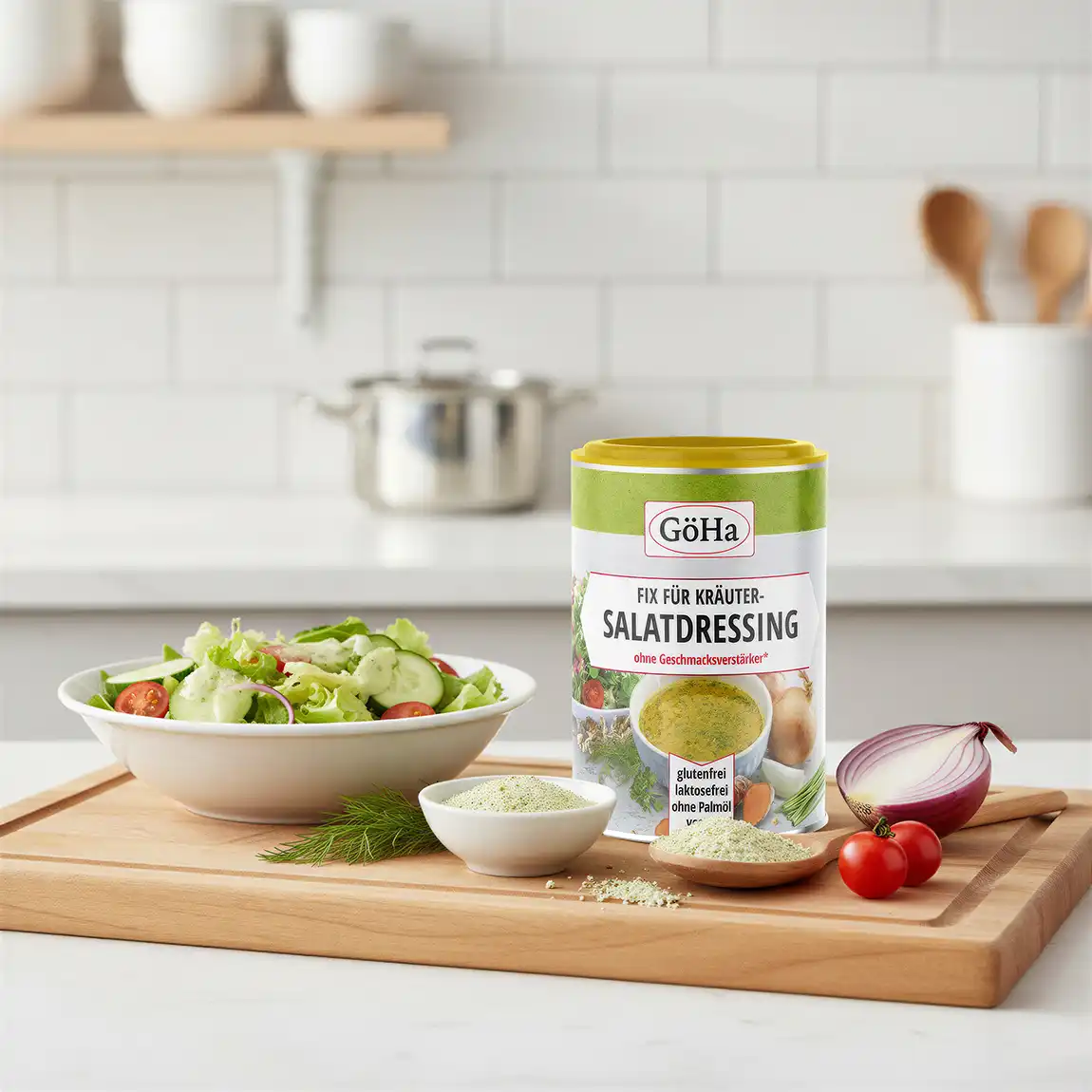Fix für Kräuter-Salatdressing